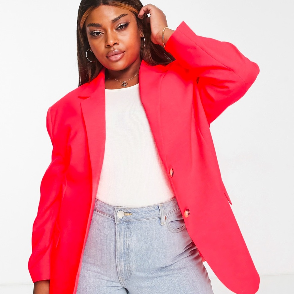 Women's Vibrant Pink Blazer ASOS